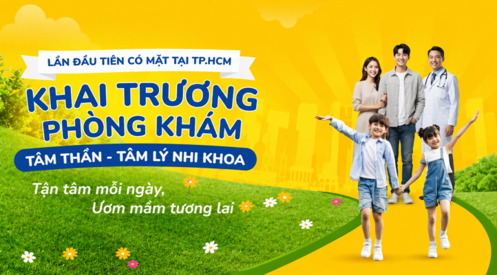 Lần đầu tiên có mặt tại TP.HCM: Khai trương Phòng khám Tâm Thần – Tâm Lý Nhi Khoa 315